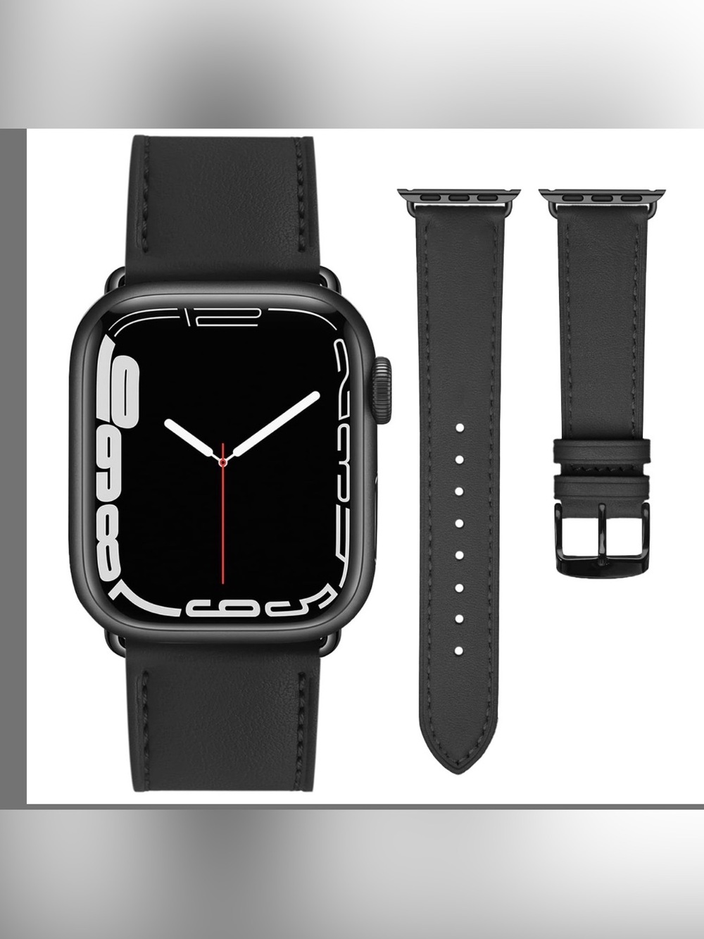 Leather Bands Compatible With Apple Watch Band 38mm 40mm 41mm Replacement Genuin